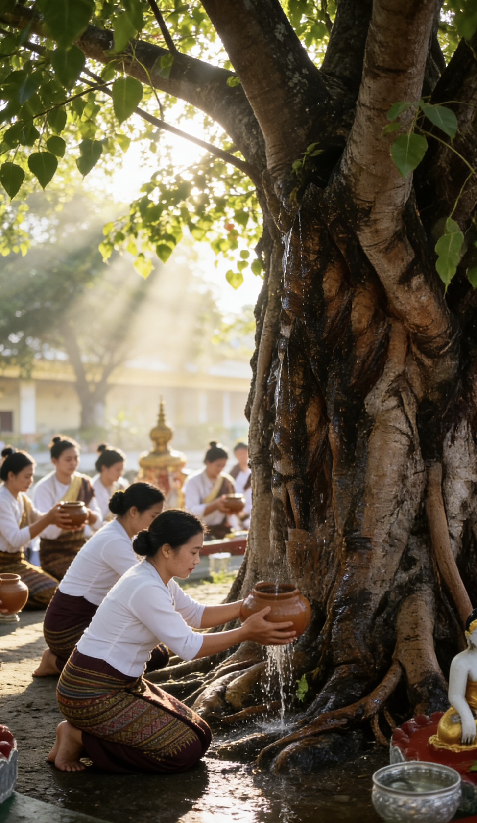緬甸佛誕節又稱浴榕節 ကဆုန်လပြည့်နေ့ (發音：Ka-sone la-pyae ne)