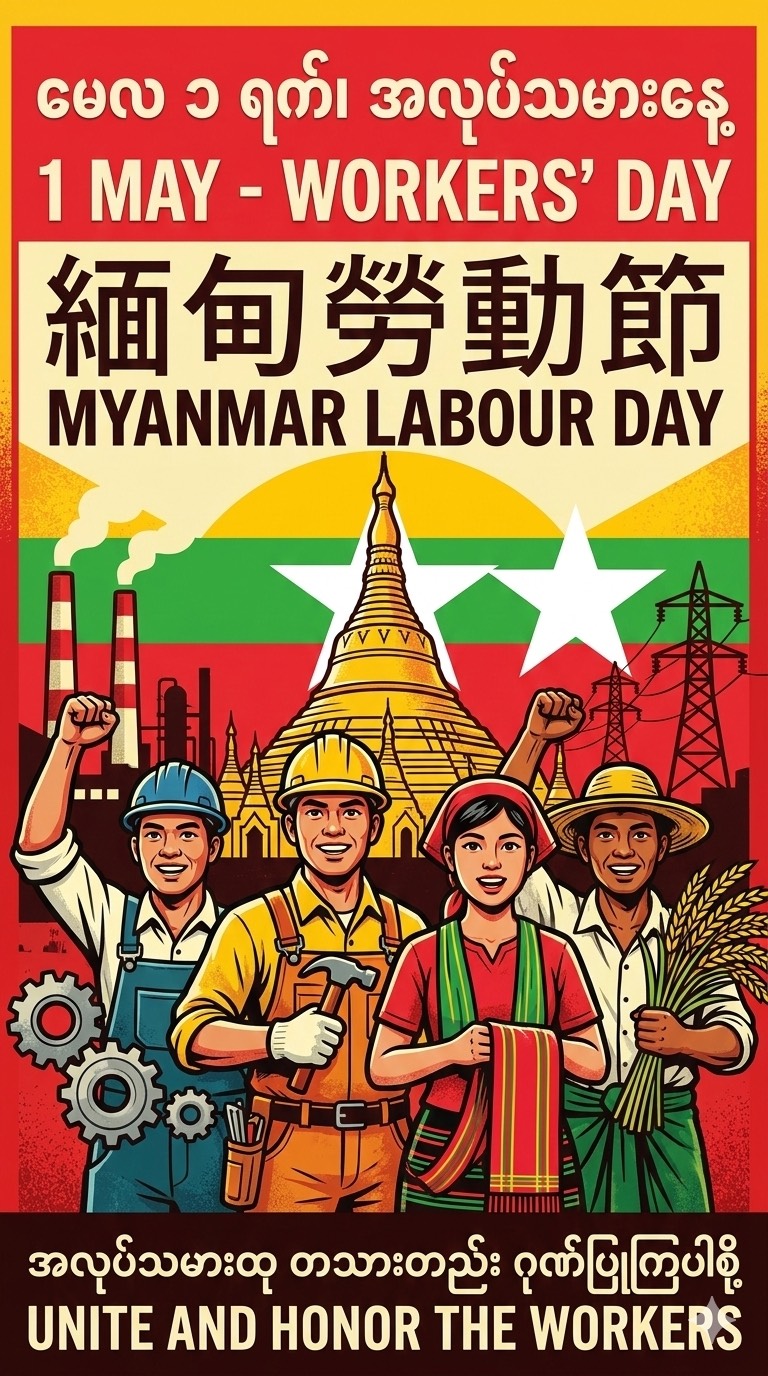 緬甸勞動節（5月1日）