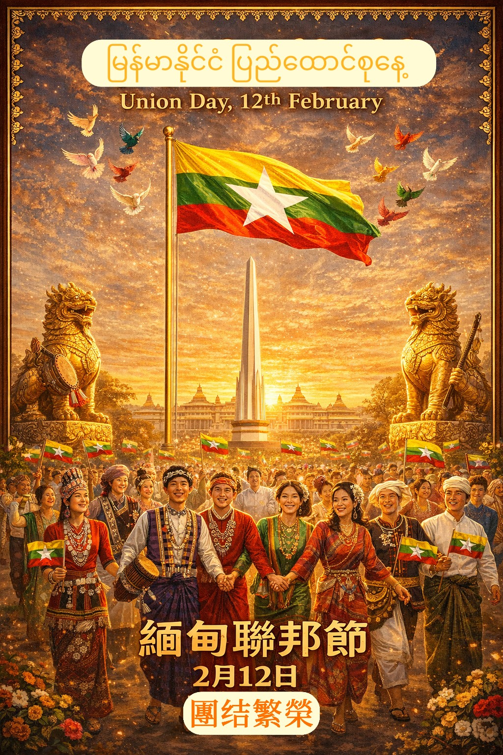 緬甸聯邦節（2月12日）