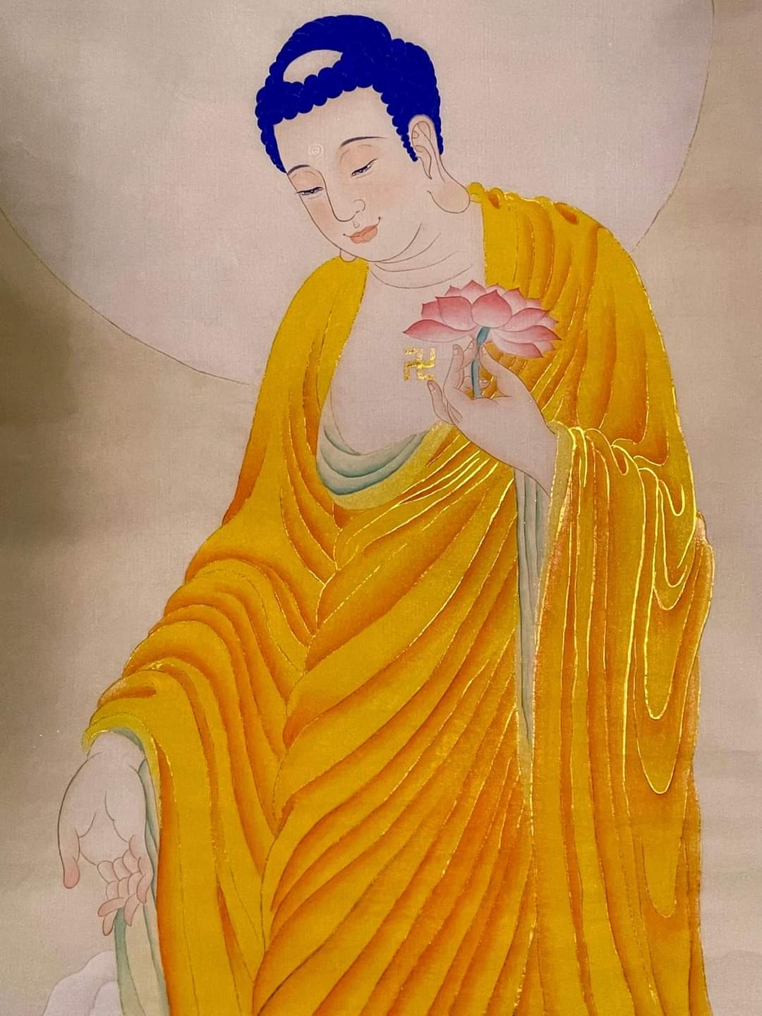 弄曼佛畫課程，培訓種子沙彌