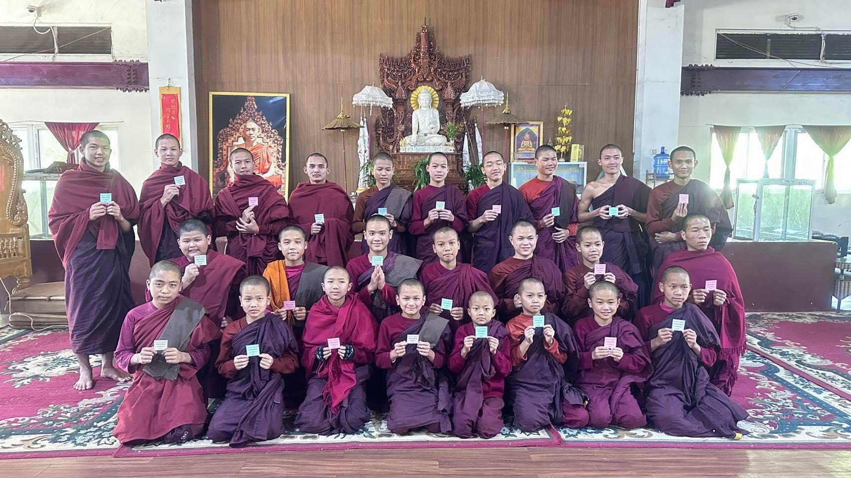 舉辦禮貌週活動及頒發禮貌週得獎沙彌