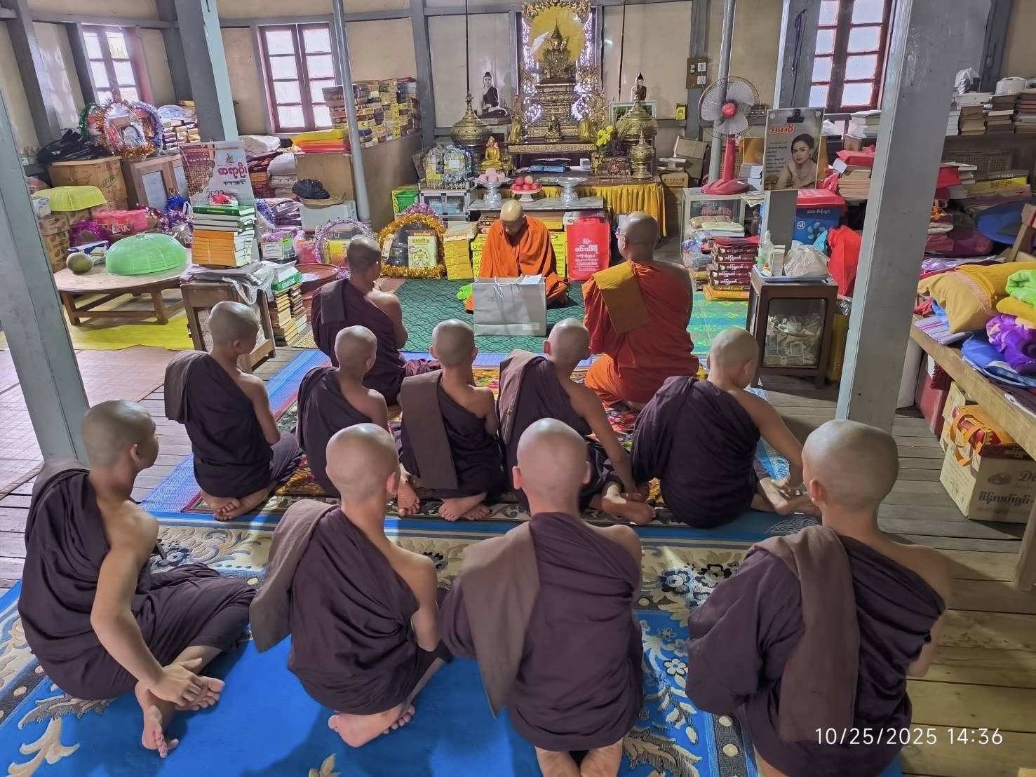 《心道法師誕辰將至，比丘沙彌送祝福》